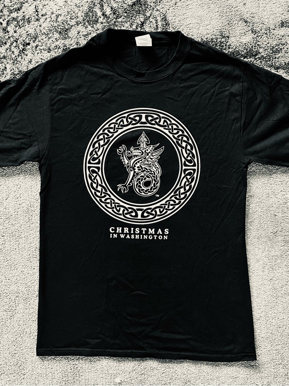 Celtic Christmas in Washington Black Tee